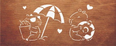 STENCIL B097 10X20