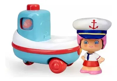 My First PinyPon - Figura Con Vehiculo Barco