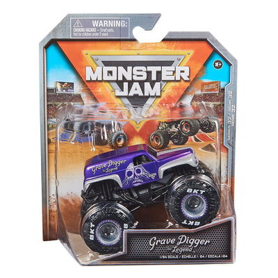 Monster Jam | Vehículo Grave Digger Purple 1:64