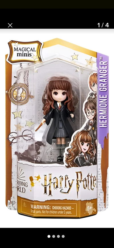 Harry potter / figura  hermione con varita 