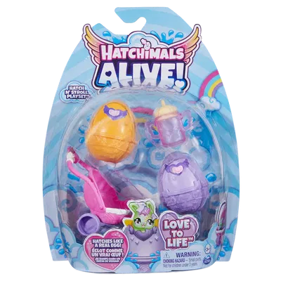 HATCHIMALS ALIVE SET CON ACCESORIOS