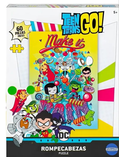 ROMPECABEZAS TEEN TITANS GO 60 PIEZAS