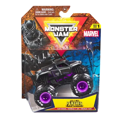 Monster Jam | Vehículo Black Panther 1:64