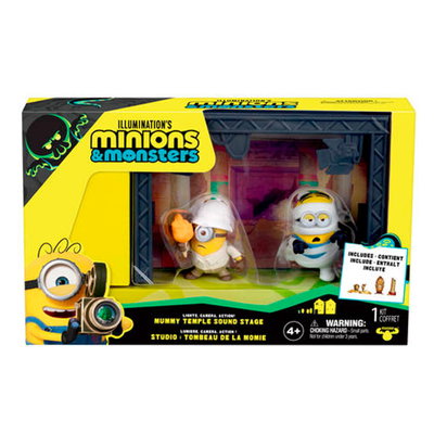 MINIONS MINI FIGURAS PACK X 2 STAGE SETS