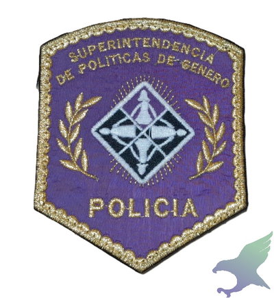 PARCHE BRAZO SUPERINTENDENCIA POLITICAS DE GENERO COMISARIO INSPECTOR
