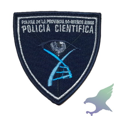 PARCHE BRAZO POLICIA CIENTIFICA PLATA