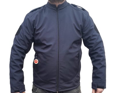 CAMPERA SOFTSHELL ARMY AZUL