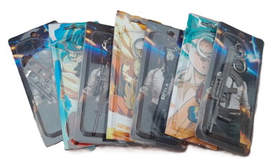 LLAVEROS METALICOS EN BLISTER
