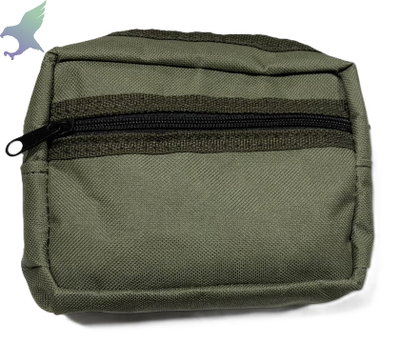 POUCH CON CIERRE CHICO MOLLE VERDE