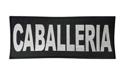 PARCHE ESPALDA CABALLERIA
