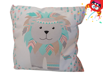 Almohadón funny lion