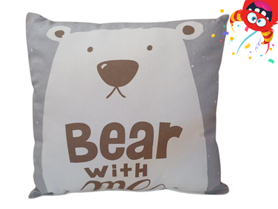 Almohadón bear with me