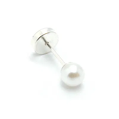 ARO PERLA SIMIL PLATA 925