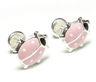 ABRIDOR  VAQUITA DE SAN ANTONIO GRANDE ROSA LAMINADA EN PLATA 925