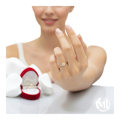 ANILLO DE COMPROMISO EN ORO 18k