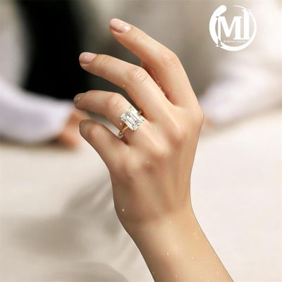 ANILLO DE COMPROMISO ¨PROMESA ETERNA¨ EN ORO 18K