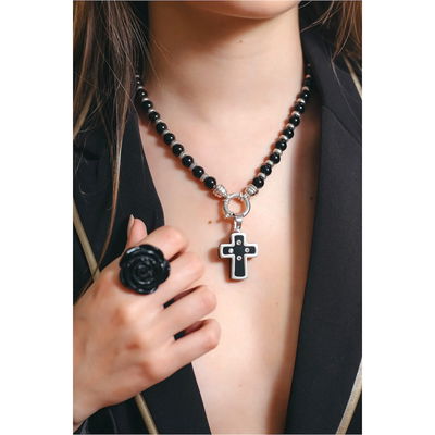 CADENA Y DIJE PLATA IMPORTADA 925