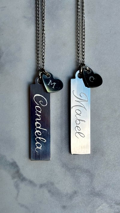 COMBO BARRITAS GRABADAS + CORAZONES