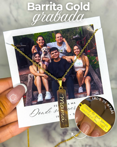 BARRITA GOLD GRABADA