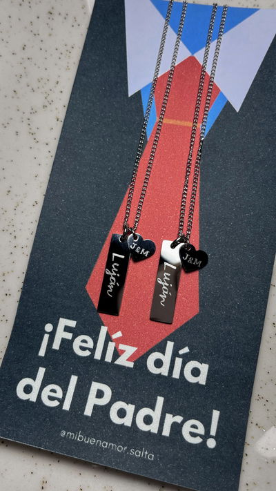 COMBO BARRITAS GRABADAS + CORAZONES