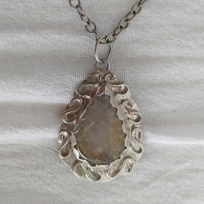 Dije de Cuarzo Rutilado 