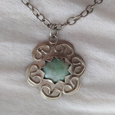 Dije de Amazonita (flor)