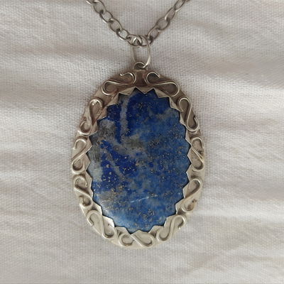 Dije que Lapislázuli (oval)