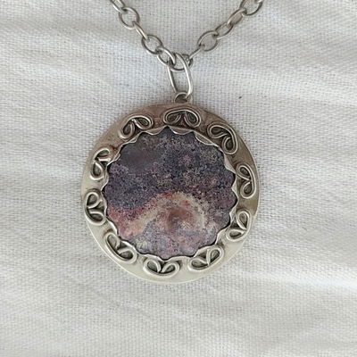 Dije de Ágata Musgosa de Indonesia (ciclo)