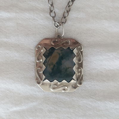 Dije de Ágata Musgo