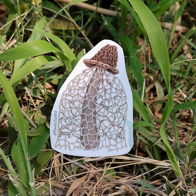 Sticker Hongo Velo de Novia