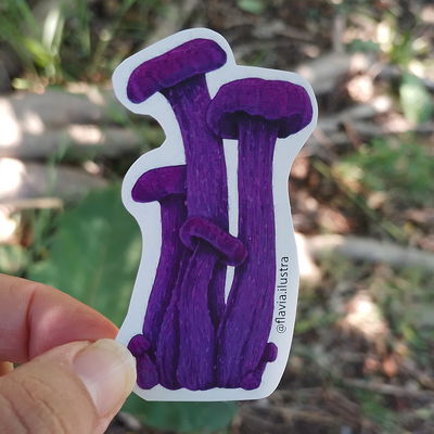 Sticker Hongo Amatista