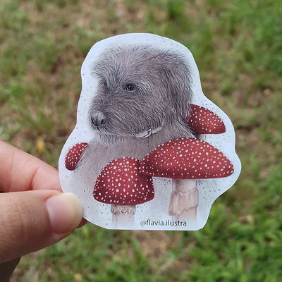 Sticker Perro Tofungi