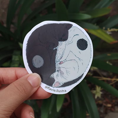 Sticker Gato Yingcat