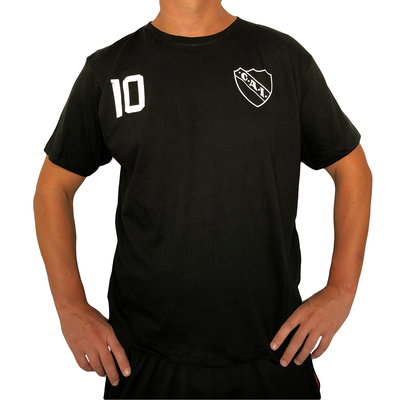 Remera Negra “El 10 del Rojo”