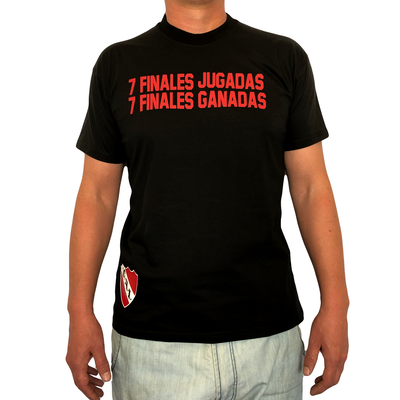 Remera  “7 finales jugadas, 7 finales ganadas”