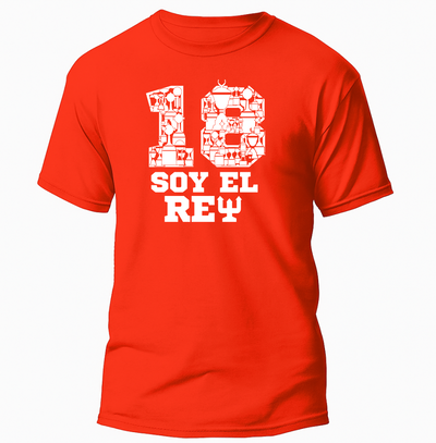 Remera 18 Soy El Rey - 4 colores