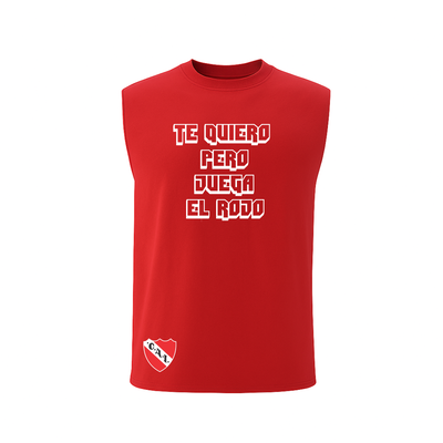 Musculosa Independiente Te quiero pero juega el Rojo - 4 colores