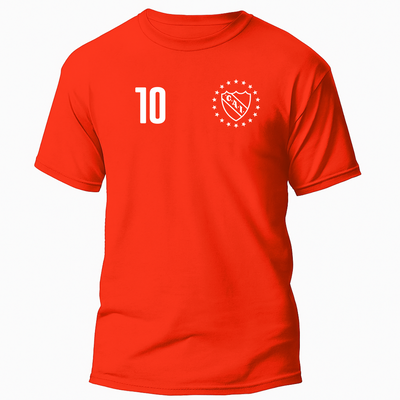 Remera Independiente nombre y numero a elección