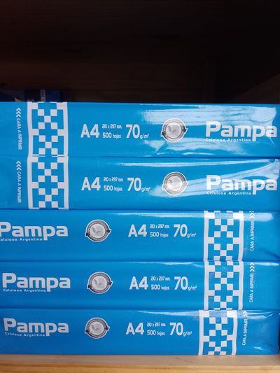 Resma A4 70 gr pampa