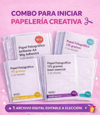 COMBO PARA INICIAR EN PAPELERIA
