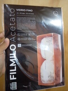Filmilo ACETATO vidrio fino