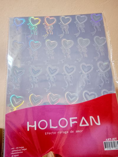 HOLOFAN RAFAGA DE AMOR X10 HOJAS