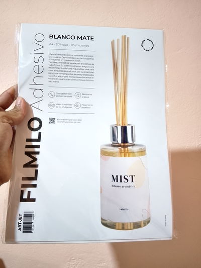 FILMILO BLANCO MATE X 10 HOJAS