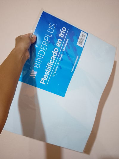 PLANCHA PARA PLASTIFICAR EN FRIO 37X50CM X10