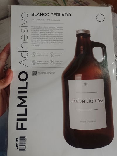 FILMILO BLANCO PERLADO X10 HOJAS