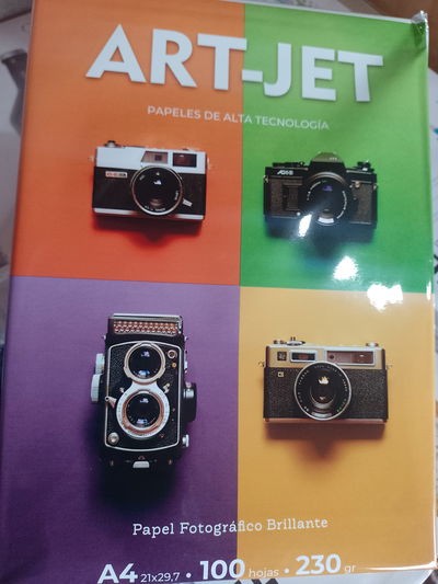 PAPEL FOTOGRAFICO BRILLANTE A4 230GR ARTJET X 20 HOJAS