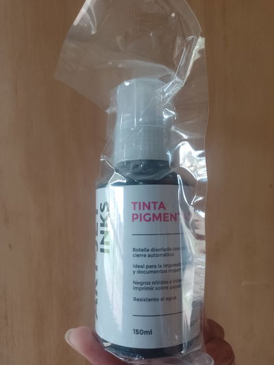 Tinta negra pigmentada piezoeléctrico 150 ML