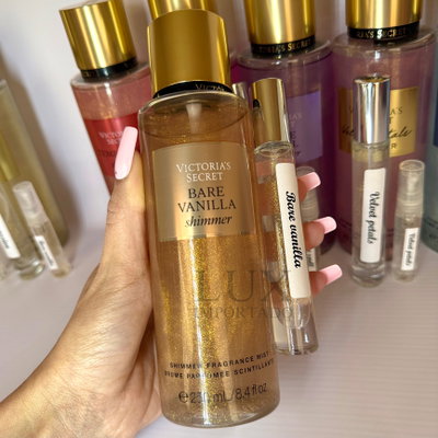 Bare Vanilla shimmer decant 10 ml vidrio 