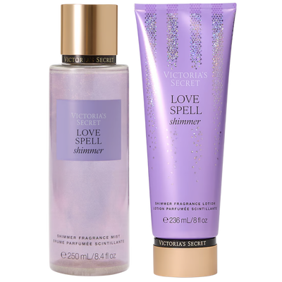 Combo Love Spell shimmer Victoria’s Secret 