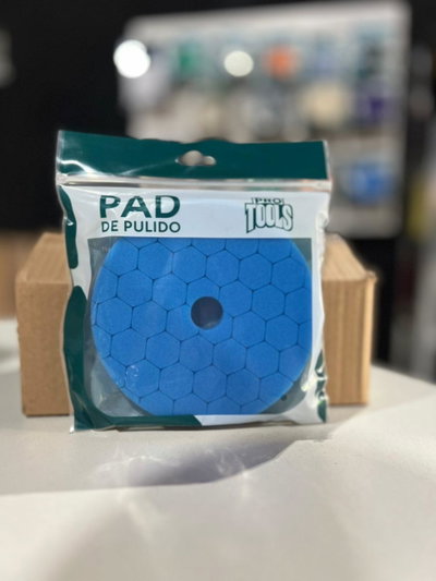 PAD 5" HEX AZUL - CORTE PULIDO